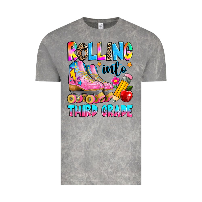 Rolling Into Third Grade Vintage Tee by texasbilliewilder | Teevron