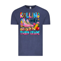 Vintage Denim rolling into third grade Vintage Tee - texasbilliewilder