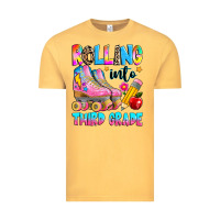 Vintage Mustard rolling into third grade Vintage Tee - texasbilliewilder