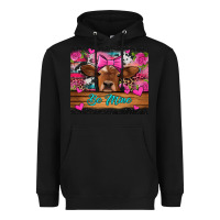 Black be mine valentine's day cow Heavyweight Hoodie - Jasminsmagicworld
