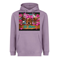 Lavender be mine valentine's day cow Heavyweight Hoodie - Jasminsmagicworld