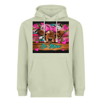 Matcha be mine valentine's day cow Heavyweight Hoodie - Jasminsmagicworld