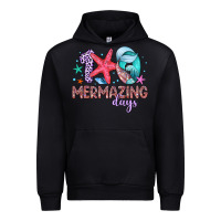 Black 100 mermazing days Urban Hoodie - Artiststas