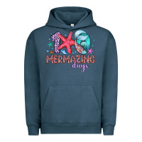 Pigment Midnight Navy 100 mermazing days Urban Hoodie - Artiststas