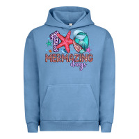 Pigment Pebble Blue 100 mermazing days Urban Hoodie - Artiststas