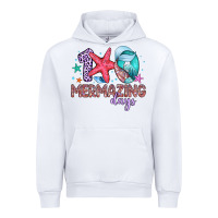 White 100 mermazing days Urban Hoodie - Artiststas
