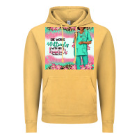 Vintage Mustard she works willingly with her hands afro nurse Vintage Hoodie - RanaPortraitStore