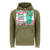 Vintage Olive she works willingly with her hands afro nurse Vintage Hoodie - RanaPortraitStore