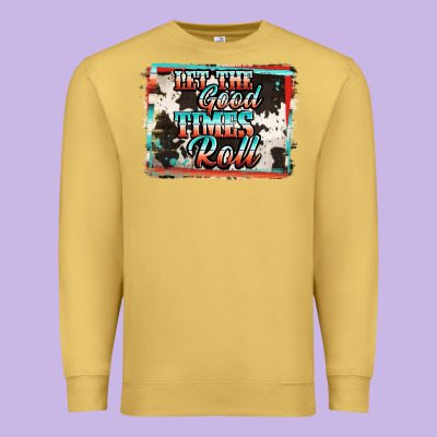 Let The Good Times Roll Premium Sweatshirt Designed By Jasminsmagicworld