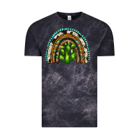 Cloud Black western cactus rainbow Vintage Tee - Zillion Design Studio
