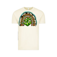 Vintage Arctic western cactus rainbow Vintage Tee - Zillion Design Studio