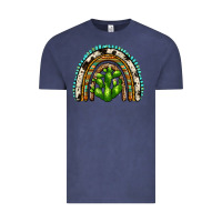 Vintage Denim western cactus rainbow Vintage Tee - Zillion Design Studio