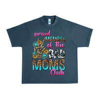 Midnight Navy proud member of the bad moms club Urban Heavy Tee - texasbilliewilder