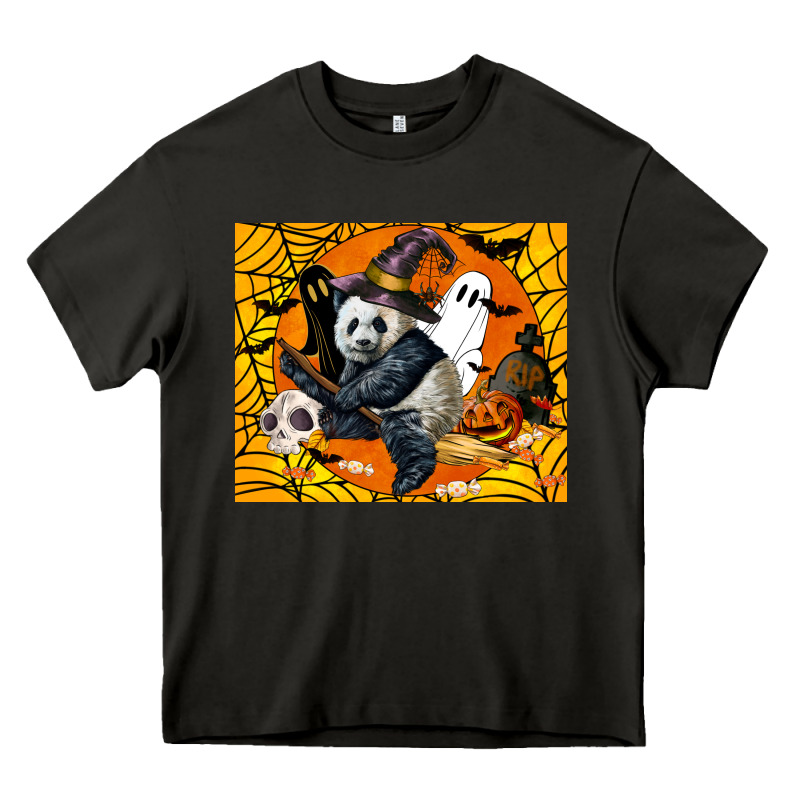 Panda Halloween Heavy Core Tee by LillyAllenDesigns | Teevron