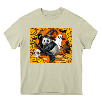 Mossy panda halloween Heavy Core Tee - LillyAllenDesigns
