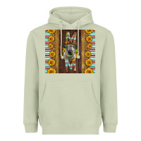Matcha Western Hampshire Sheep Mom Heavyweight Hoodie - LillyAllenDesigns