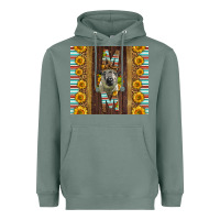 Sage Western Hampshire Sheep Mom Heavyweight Hoodie - LillyAllenDesigns