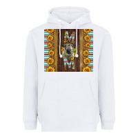 White Western Hampshire Sheep Mom Heavyweight Hoodie - LillyAllenDesigns