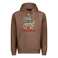 Chestnut crayons tree christmas Premium Hoodie - MaliasSmallBusiness
