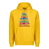 Lemon crayons tree christmas Premium Hoodie - MaliasSmallBusiness