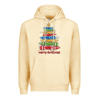 Pina Colada crayons tree christmas Premium Hoodie - MaliasSmallBusiness