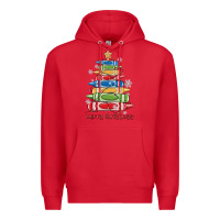 Red crayons tree christmas Premium Hoodie - MaliasSmallBusiness