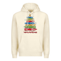 Sandshell crayons tree christmas Premium Hoodie - MaliasSmallBusiness