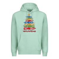 Seafoam crayons tree christmas Premium Hoodie - MaliasSmallBusiness