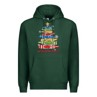 Sports Green crayons tree christmas Premium Hoodie - MaliasSmallBusiness