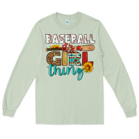 Matcha baseball it's a girl thing Long Sleeve Tee - HRA Design Shop