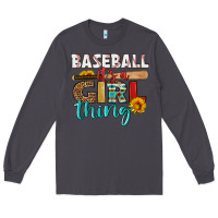 Smoke baseball it's a girl thing Long Sleeve Tee - HRA Design Shop
