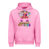 Fuchsia Pink i magically survived 100 days Urban Hoodie - Artiststas