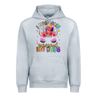 Heather Grey i magically survived 100 days Urban Hoodie - Artiststas