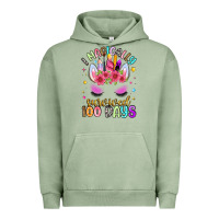 Pigment Oil Green i magically survived 100 days Urban Hoodie - Artiststas
