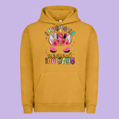 I Magically Survived 100 Days Urban Hoodie Designed By Artiststas