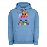 Pigment Pebble Blue i magically survived 100 days Urban Hoodie - Artiststas