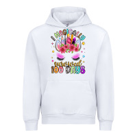 White i magically survived 100 days Urban Hoodie - Artiststas