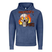 Vintage Denim everythings fine Vintage Hoodie - JahusDesignShop