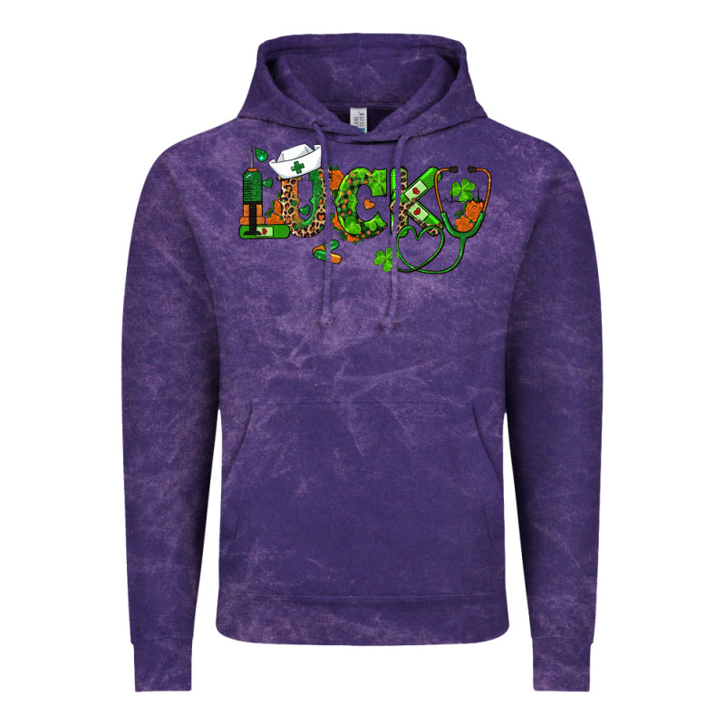 St Patricks Day Lucky Nurse Vintage Hoodie by RanaPortraitStore | Teevron