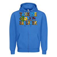 True Royal take me to the ballpark softball Zipper Hoodie - AdoDesignShop