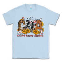 Dusty Blue cna certified nursing assistant Classic Tee - FaDigitalArtStudio
