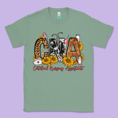 Cna Certified Nursing Assistant Classic Tee Designed By Fadigitalartstudio