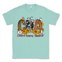 Seafoam cna certified nursing assistant Classic Tee - FaDigitalArtStudio