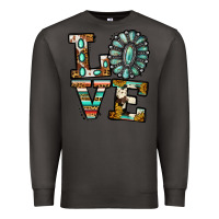 Smoke Turquoise Love Premium Sweatshirt - Jasminsmagicworld
