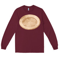 Burgundy plate fa element Long Sleeve Tee - FaDigitalArtStudio