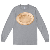 Heather Grey plate fa element Long Sleeve Tee - FaDigitalArtStudio