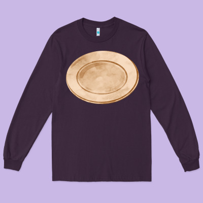 Plate Fa Element Long Sleeve Tee Designed By Fadigitalartstudio