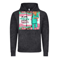 Vintage Black she works willingly with her hands blonde nurse Vintage Hoodie - RanaPortraitStore
