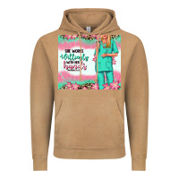 Vintage Camel she works willingly with her hands blonde nurse Vintage Hoodie - RanaPortraitStore