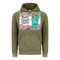 Vintage Olive she works willingly with her hands blonde nurse Vintage Hoodie - RanaPortraitStore